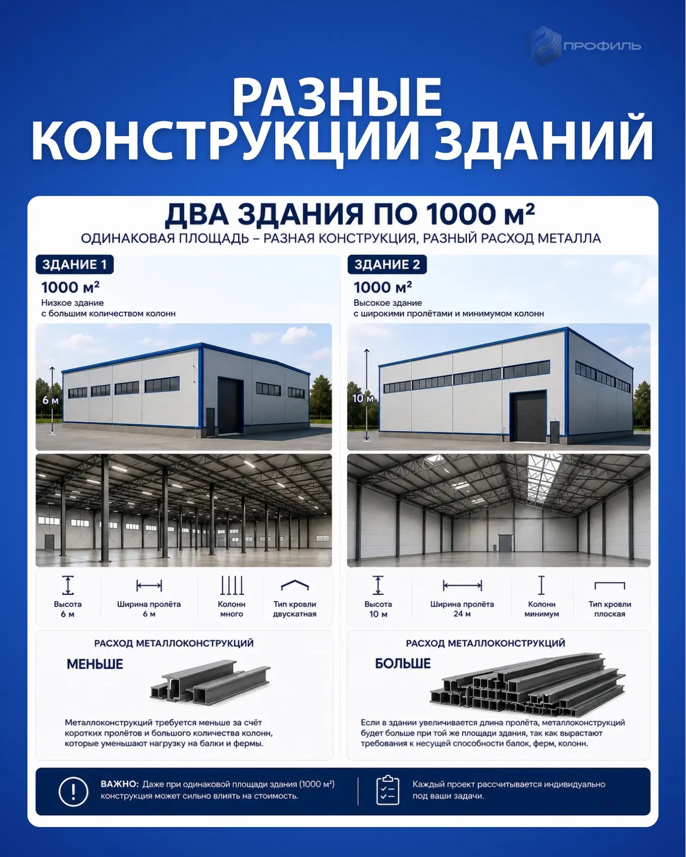 Почему два здания по 1000 м² могут отличаться в цене на несколько миллионов?