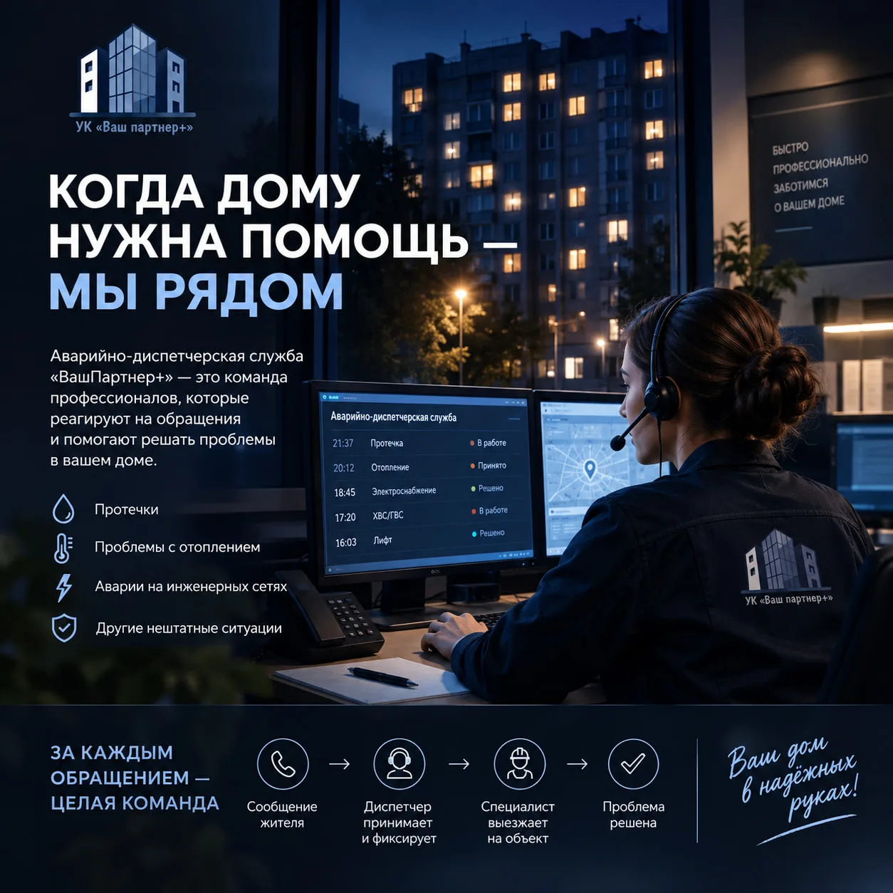 🚨 Когда дому нужна помощь — важно знать, что она рядом