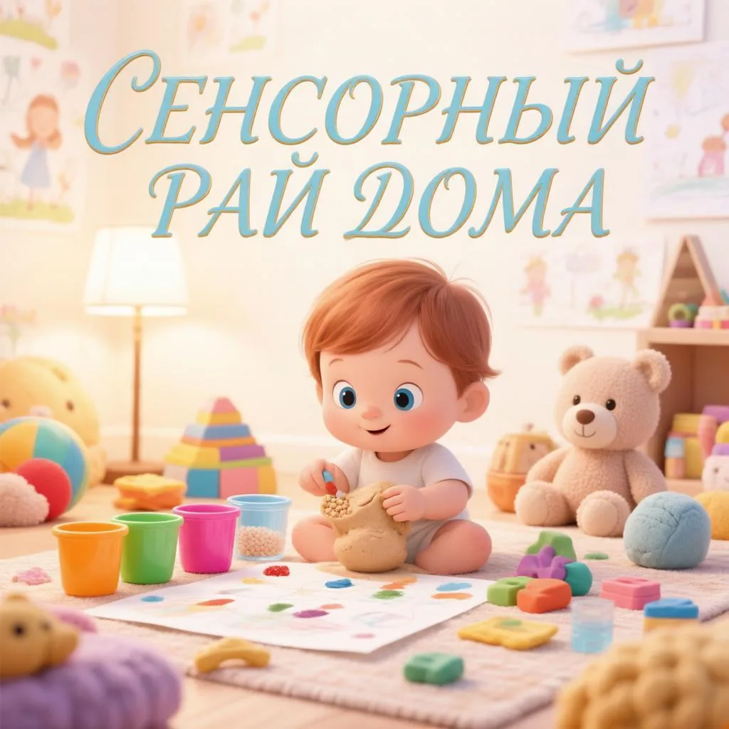 🌟 Сенсорный Рай Дома! Развиваем Малыша Играючи 🌟                                     ...