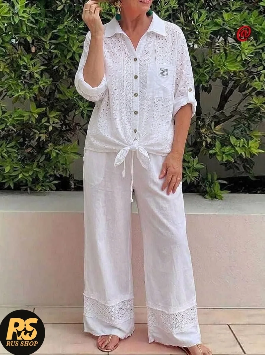 Костюм двойка 
Ткань: Лён Х/Б натуральный
100% Coton
Размера: 54 56 58 60
Свободного кроя идут 
Фабр