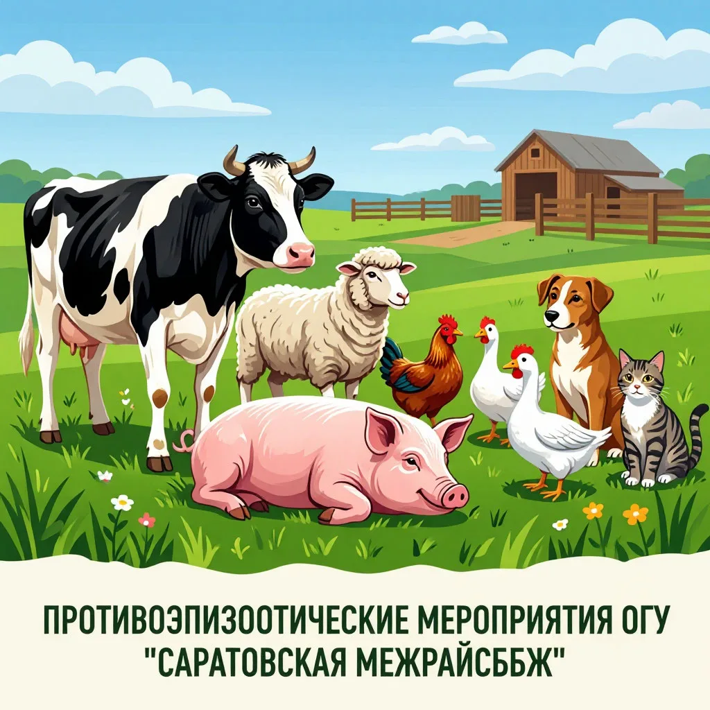 Противоэпизоотические мероприятия в ОГУ «Саратовская межрайСББЖ»: промежуточные итоги
