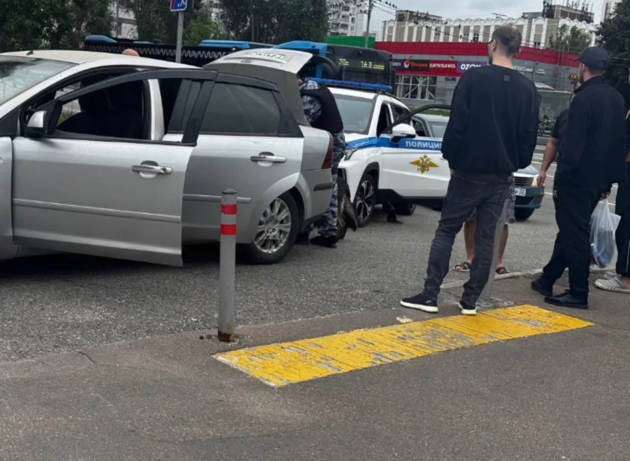 ❗️Полиция произвела обыск машины с собакой

Сегодня днем у дворца единоборств в 14-м районе сотрудни