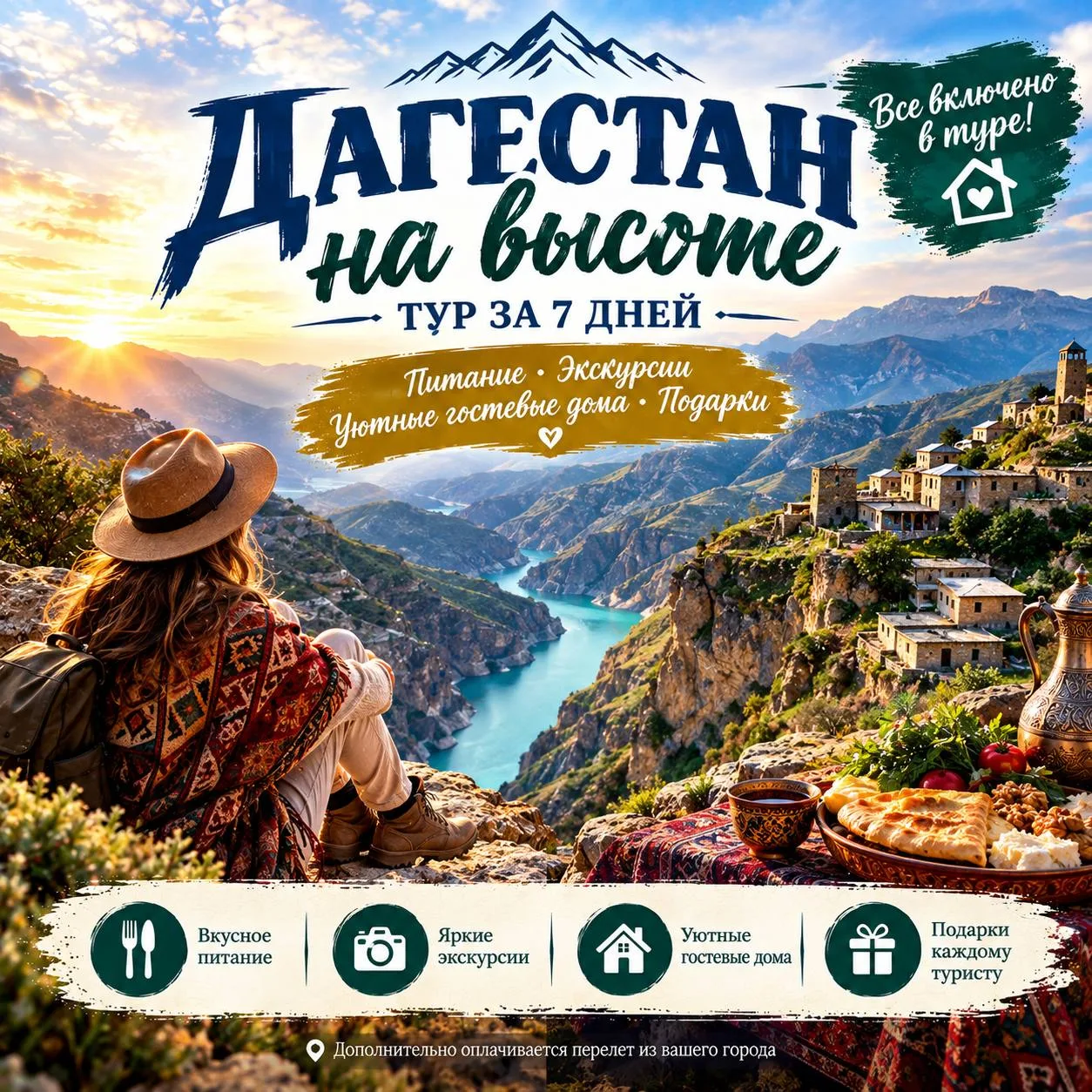 Летим в Дагестан