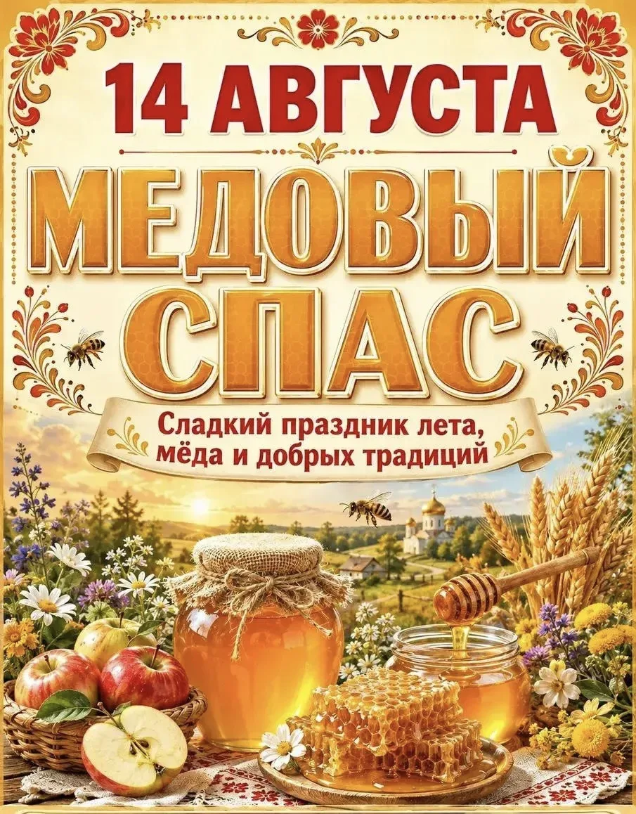 В старшей группе прошло занятие, посвященное медовому спасу.