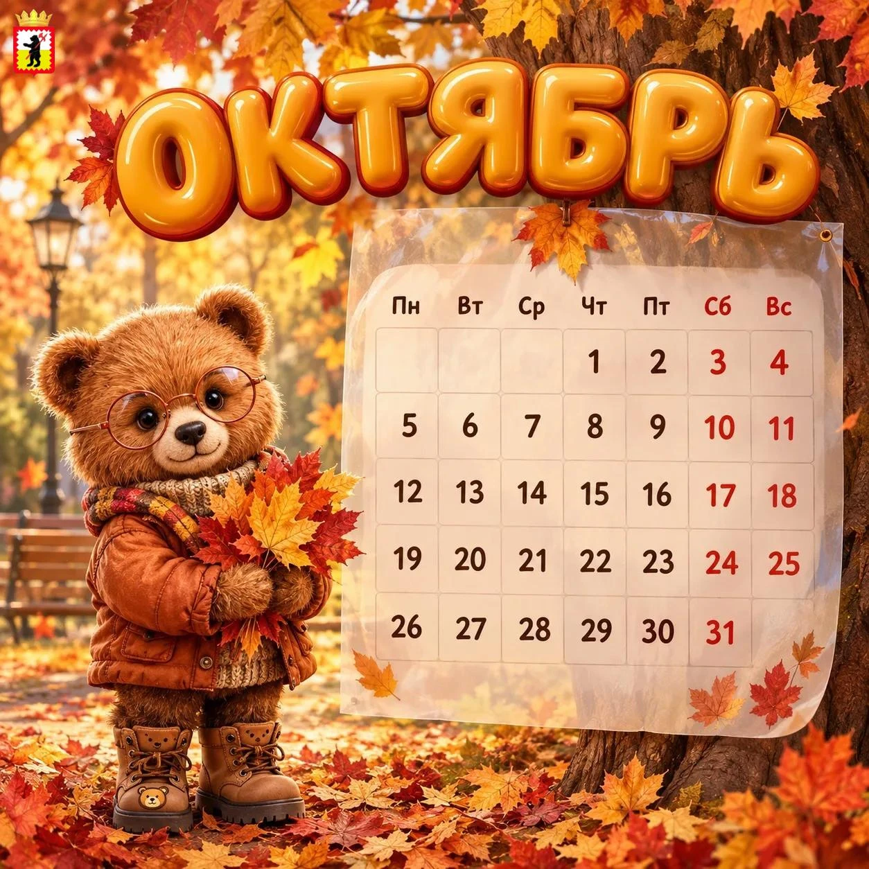 Сегодня — 1 октября! 🍁