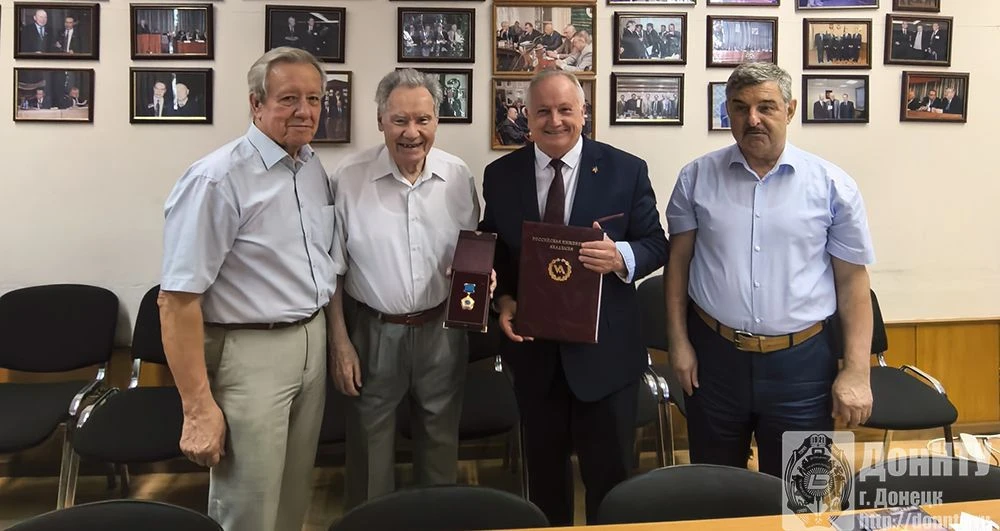Высокая награда ДонНТУ: орден «Инженерная слава» Российской и Международной инженерных академий

Сре