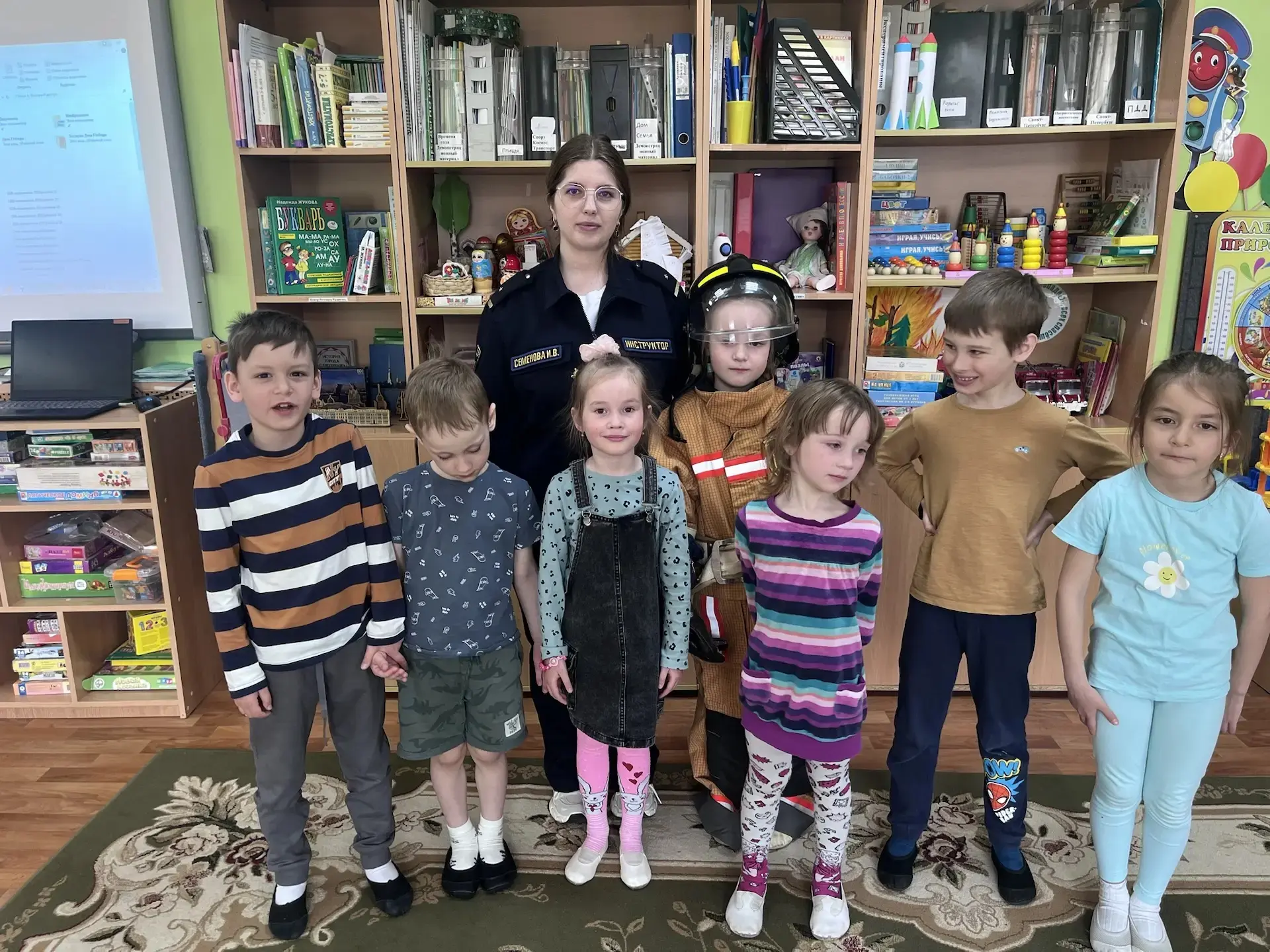Пожарно-спасательный отряд в гостях у ребят
