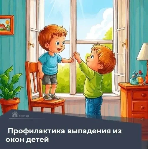 Профилактика выпадения детей из окон: защитите самых маленьких!