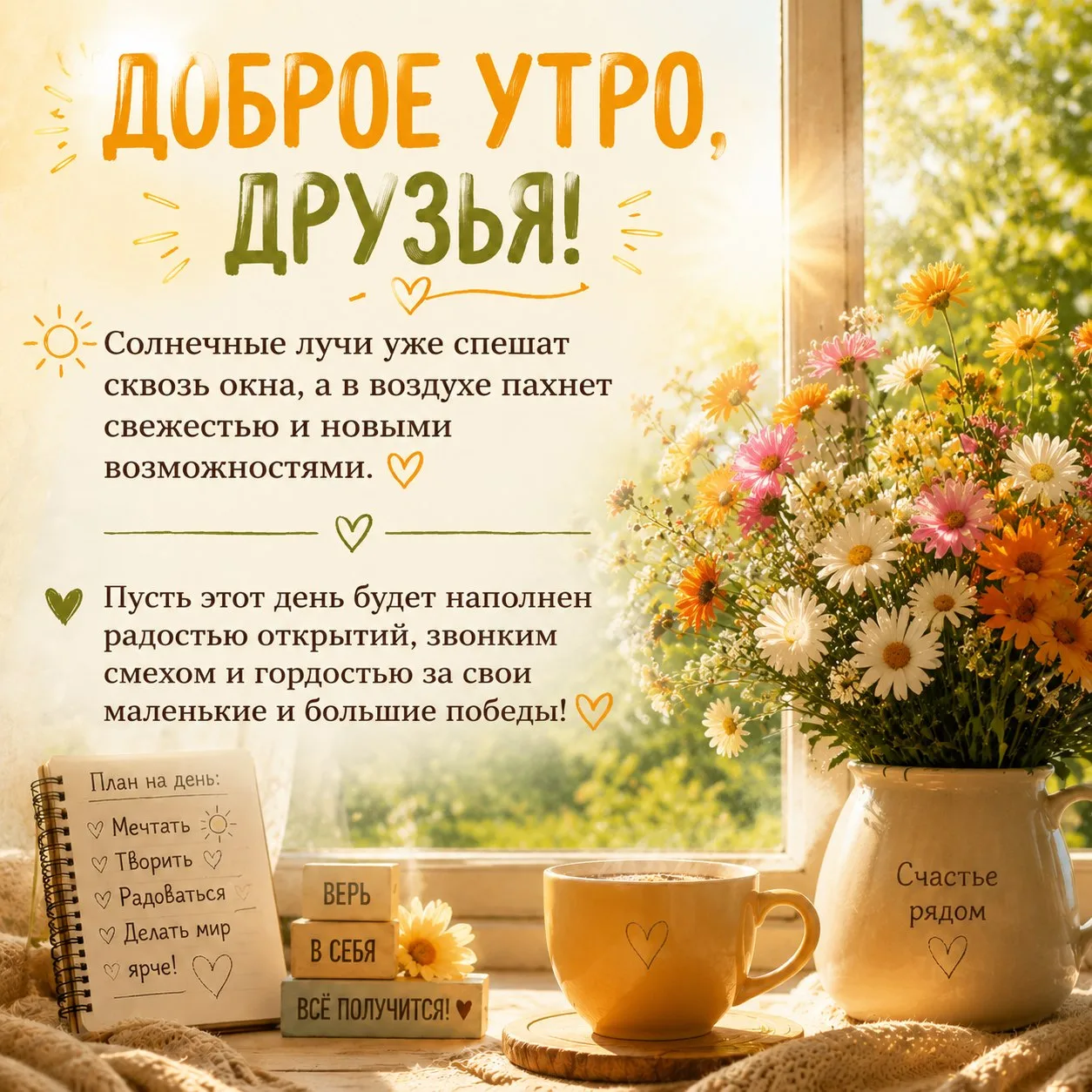 ☀Доброе утро, друзья!🥰