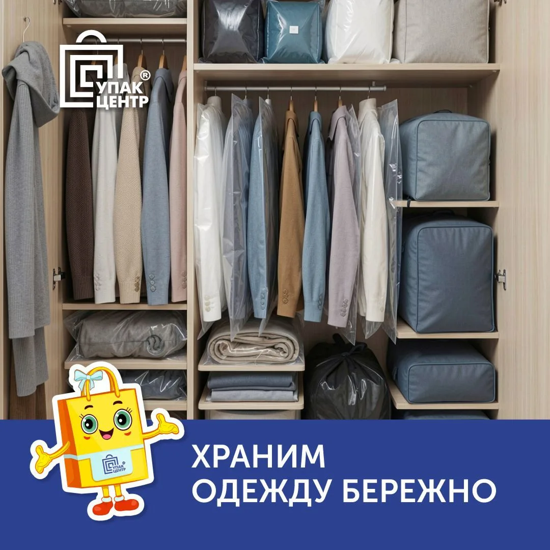 Храните Ваши вещи бережно с "Упакцентр" 😊