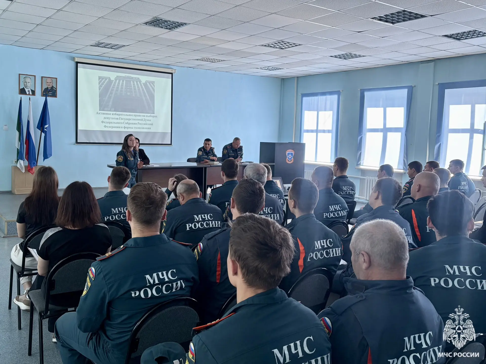 🚒Сотрудники Ухтинского пожарно-спасательного гарнизона к выборам готовы