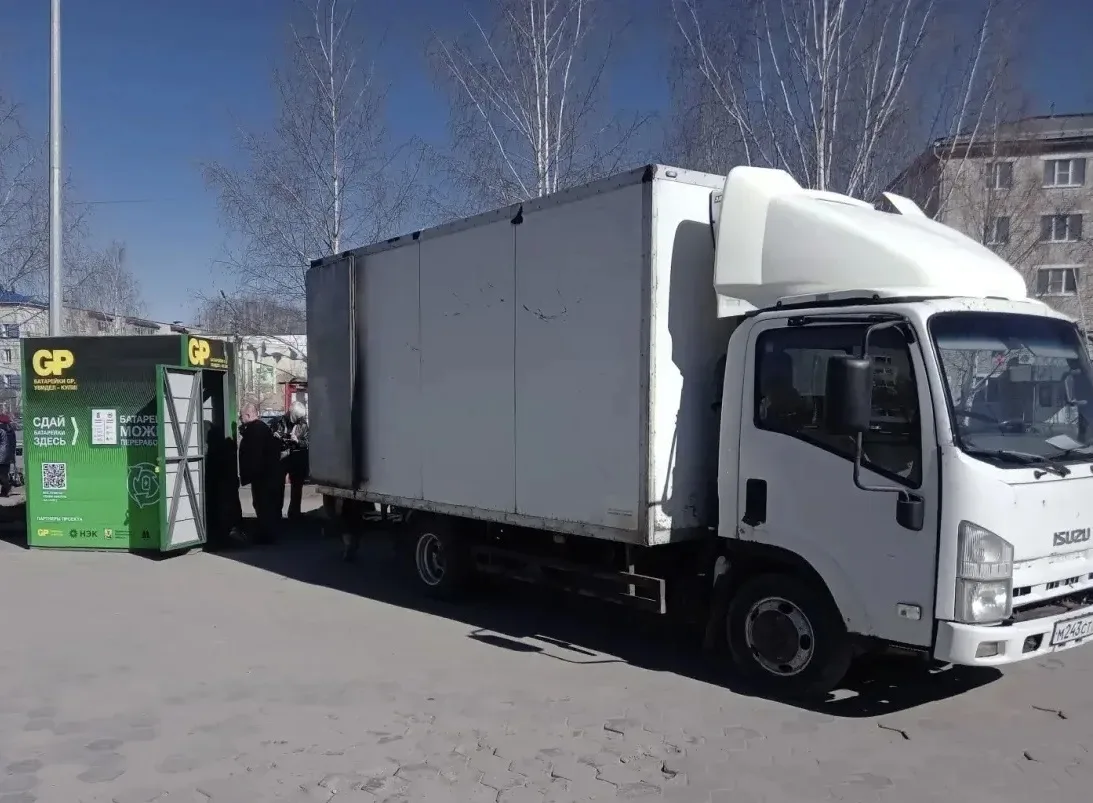 🪫♻️1548 кг батареек из бункера в Котласе уехали на переработку