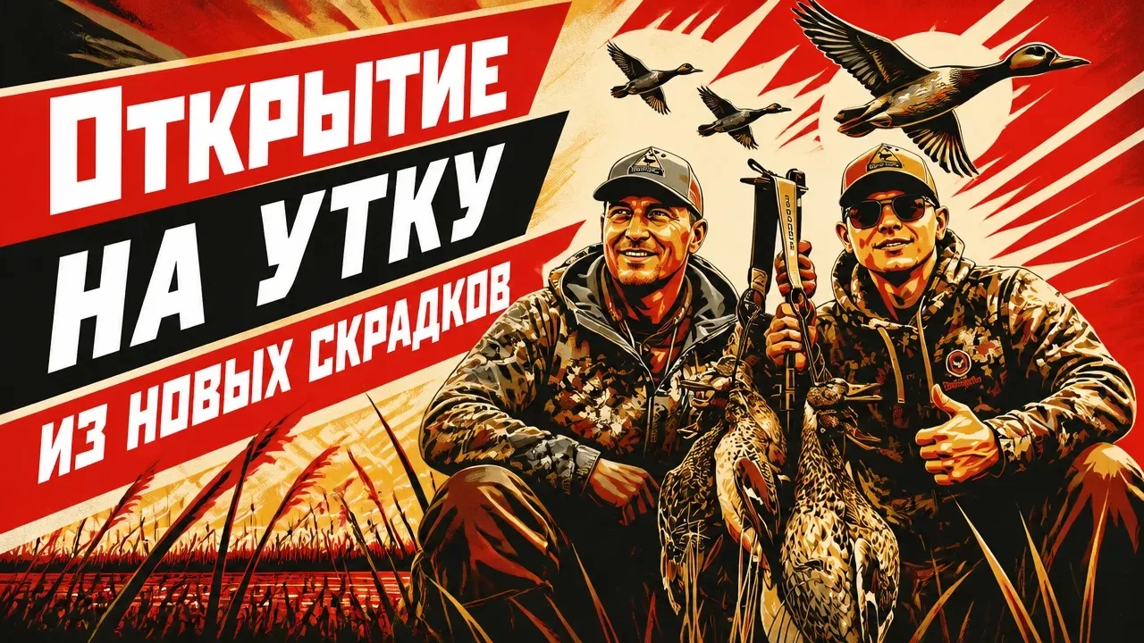 Друзья, для всех кому интересно как мы открылись на утку из новых скрадков.