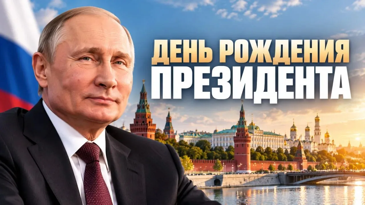 Владимиру Путину - 74. С Днём Рождения!
