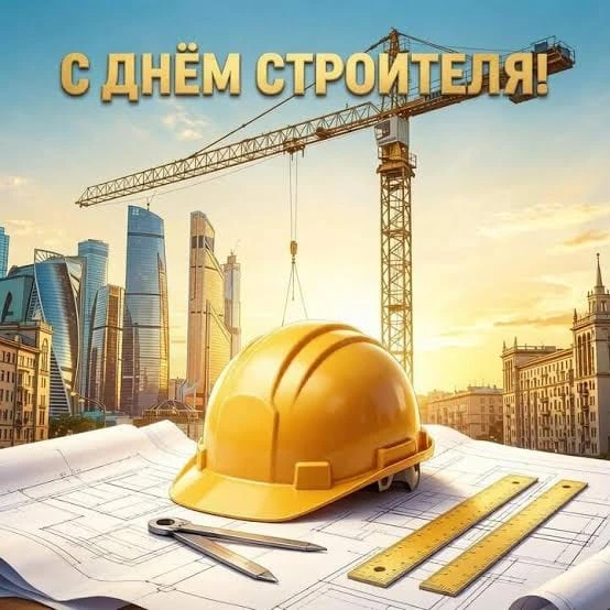 Поздравил коллектив и всех причастных к этой сфере с Днем строителя!