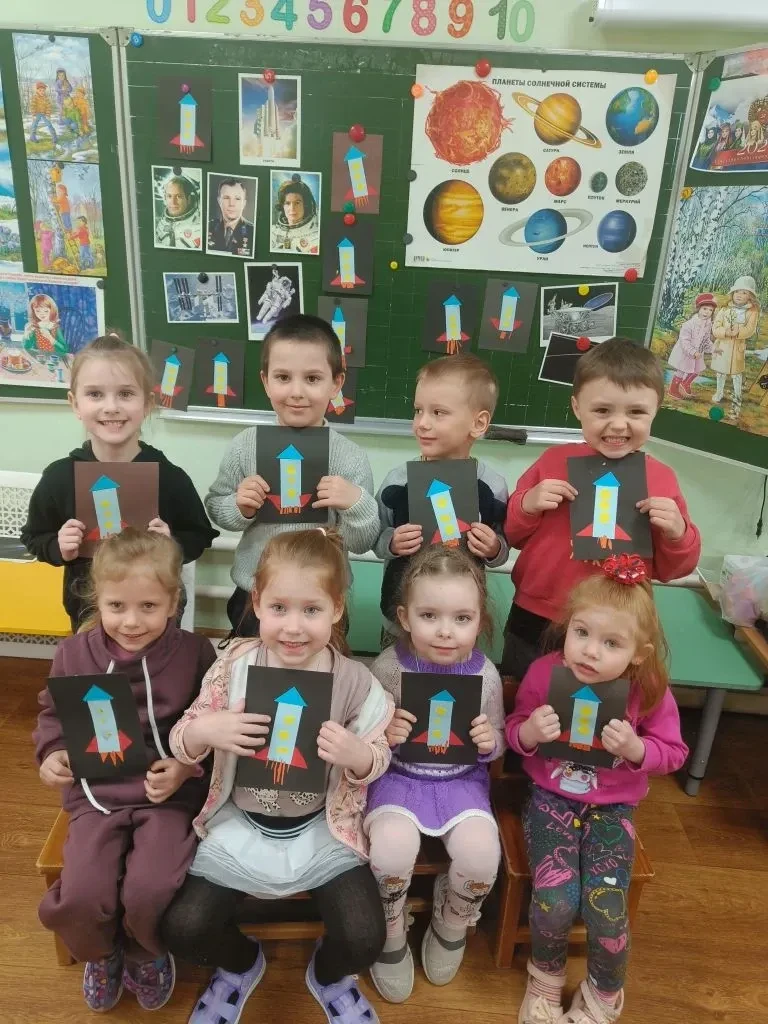 Участие в научно-просветительском марафоне  «Вырасту – займусь космическими кораблями»  воспитаннико
