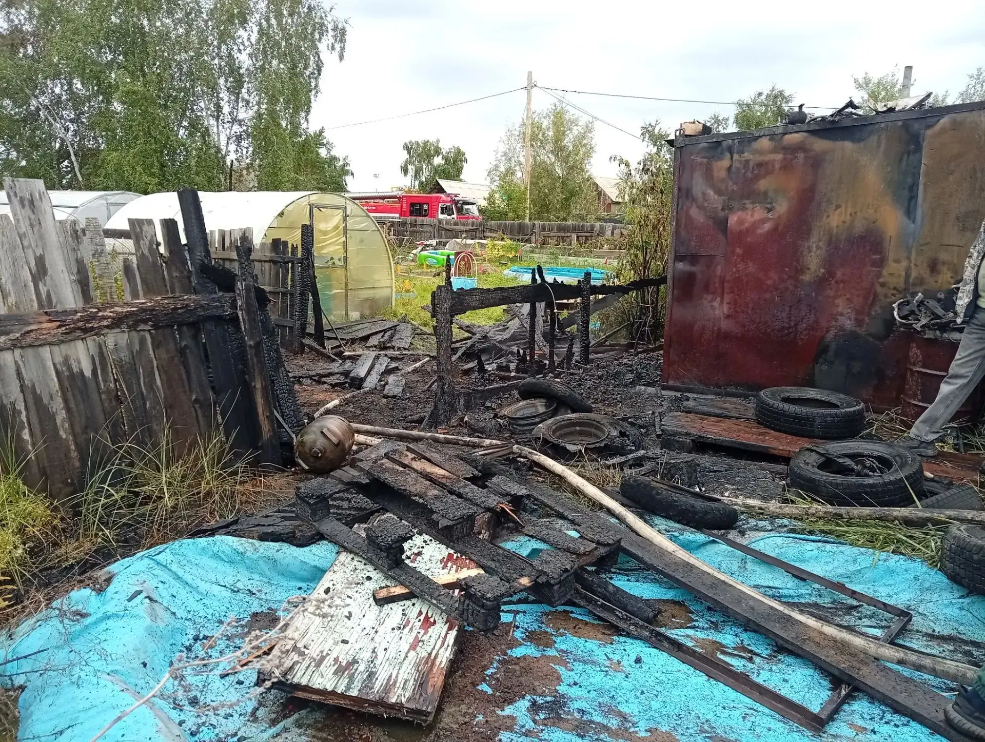 3 пожара на дачах в ГО «Жатай».