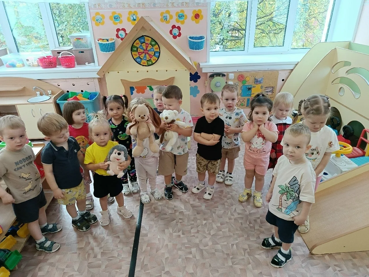В  группе "Зайчик" прошло экологическое развлечение "Прогулка по лесу".🌲🦔🍄