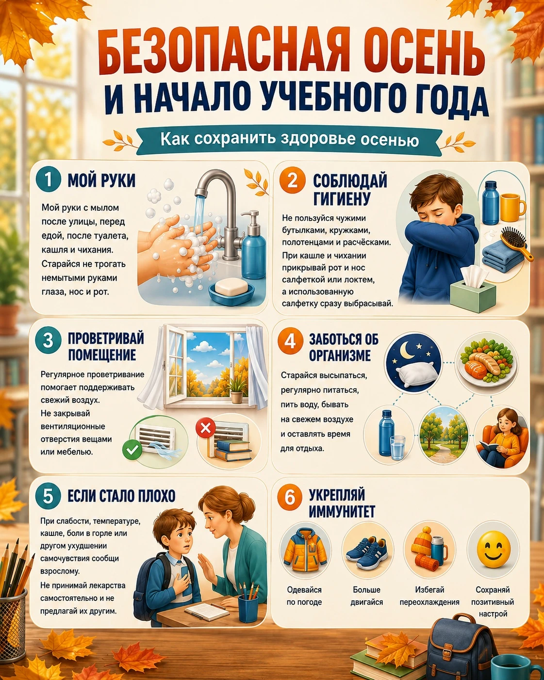 «Как сохранить здоровье осенью»❓