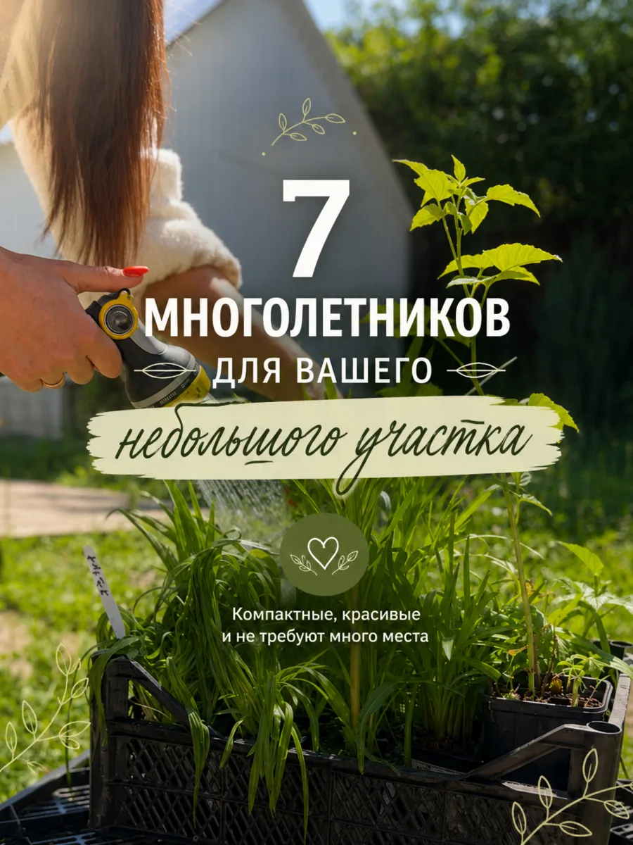 Небольшой участок — не повод отказываться от красивого сада! 🌸