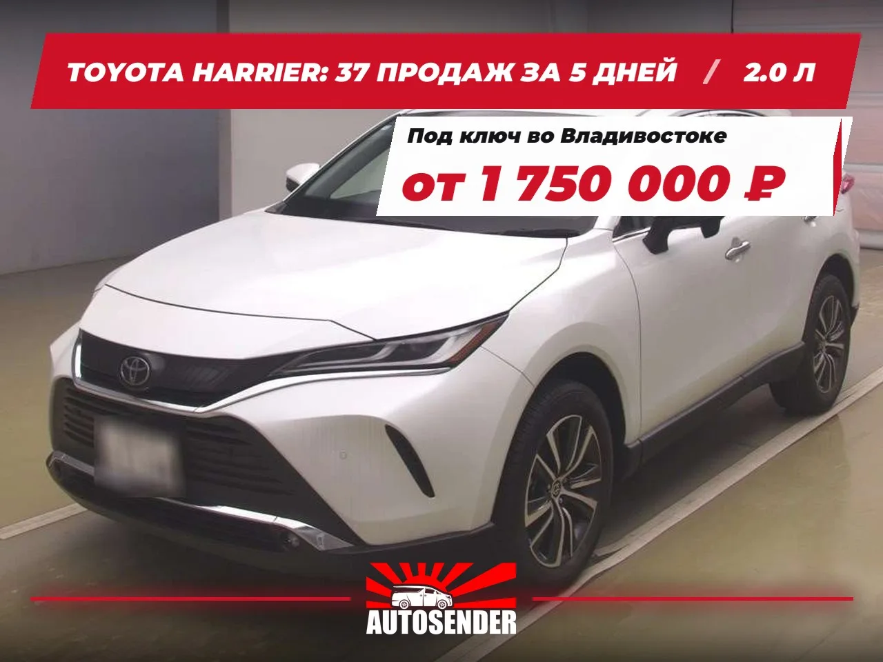 🇯🇵 TOYOTA HARRIER: 37 ПРОДАЖ ЗА 5 ДНЕЙ 🔥