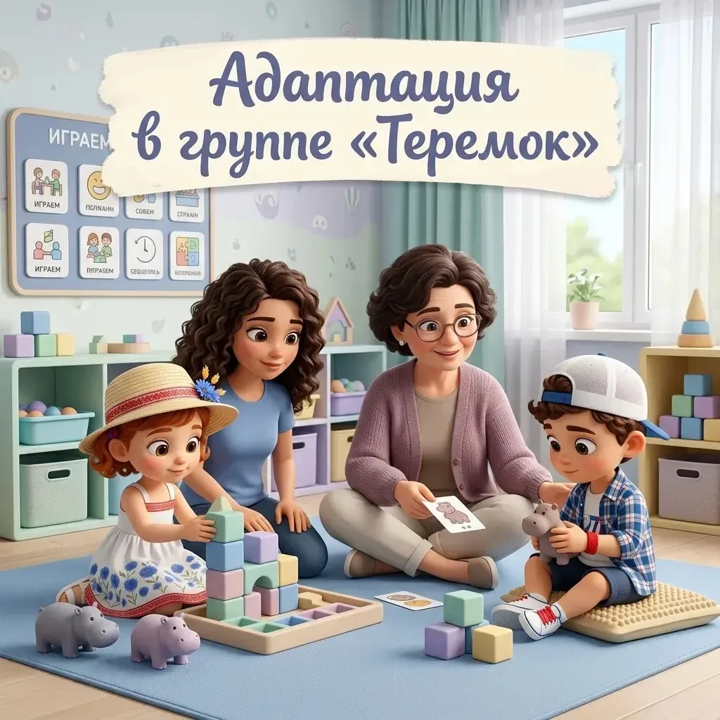 В группе №6 «Теремок» (для детей с РАС) идёт адаптация. Это непростой период: вокруг ст...