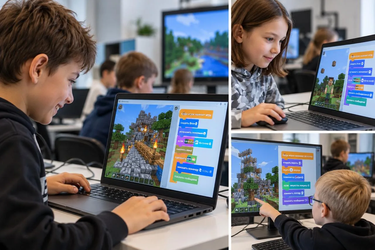 Бесплатный мастер-класс для детей 6-14 лет «Побег из Minecraft»