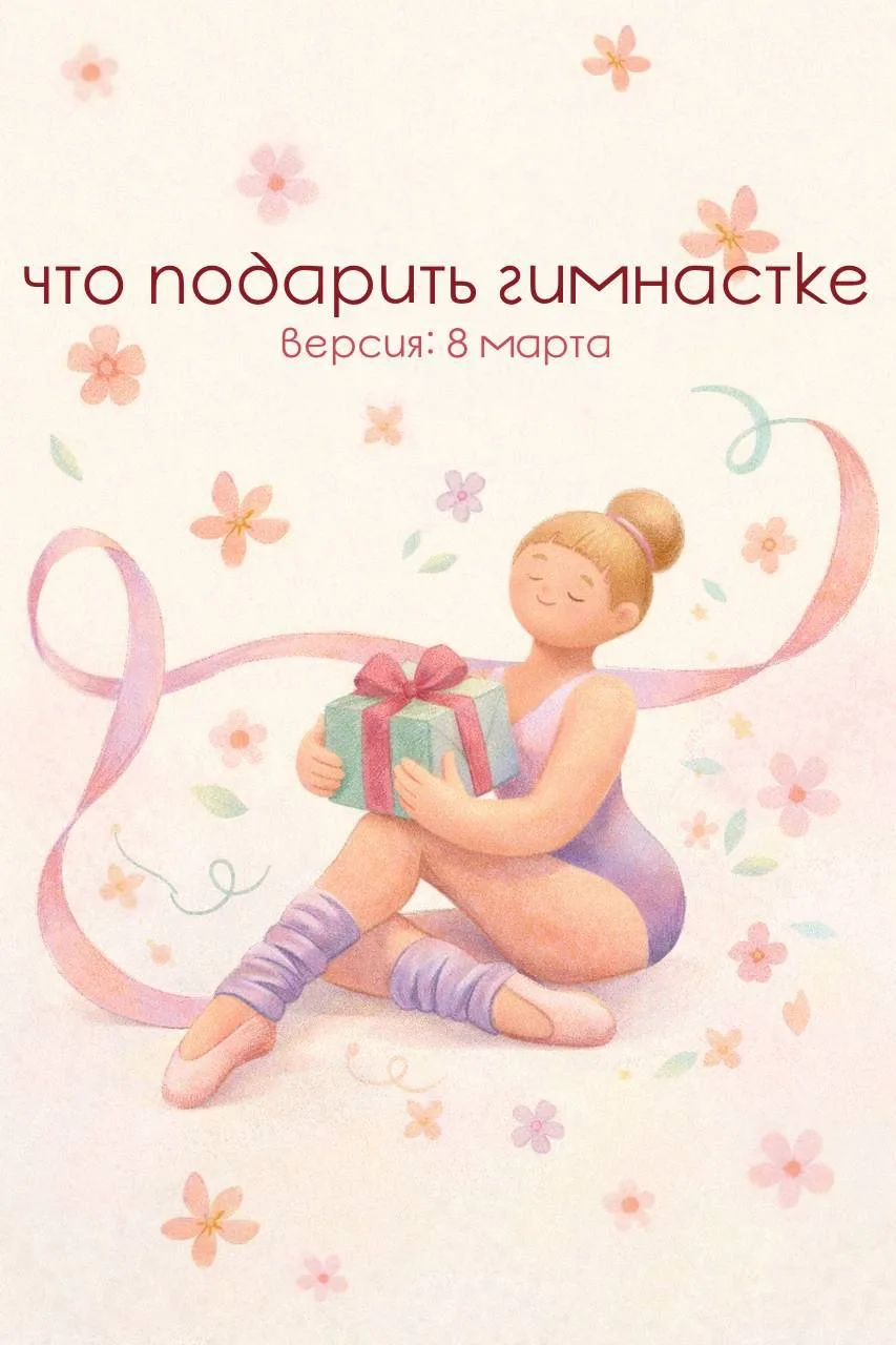 Что подарить гимнастке на 8 марта? 🌺

Если в семье растёт гимнастка, вы точно знаете:
гимнастика — 