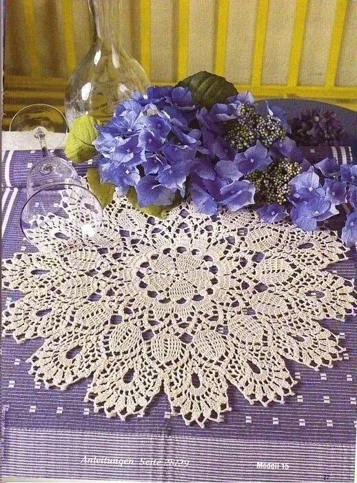 🌼 Красивые салфетки со схемами.

Вязание спицами и крючком