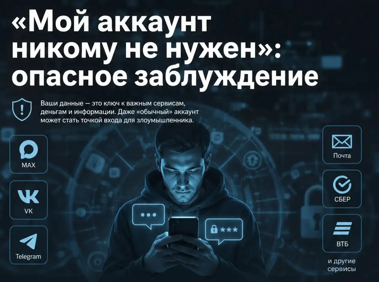 🛡️ «Мой аккаунт никому не нужен» - опасное заблуждение