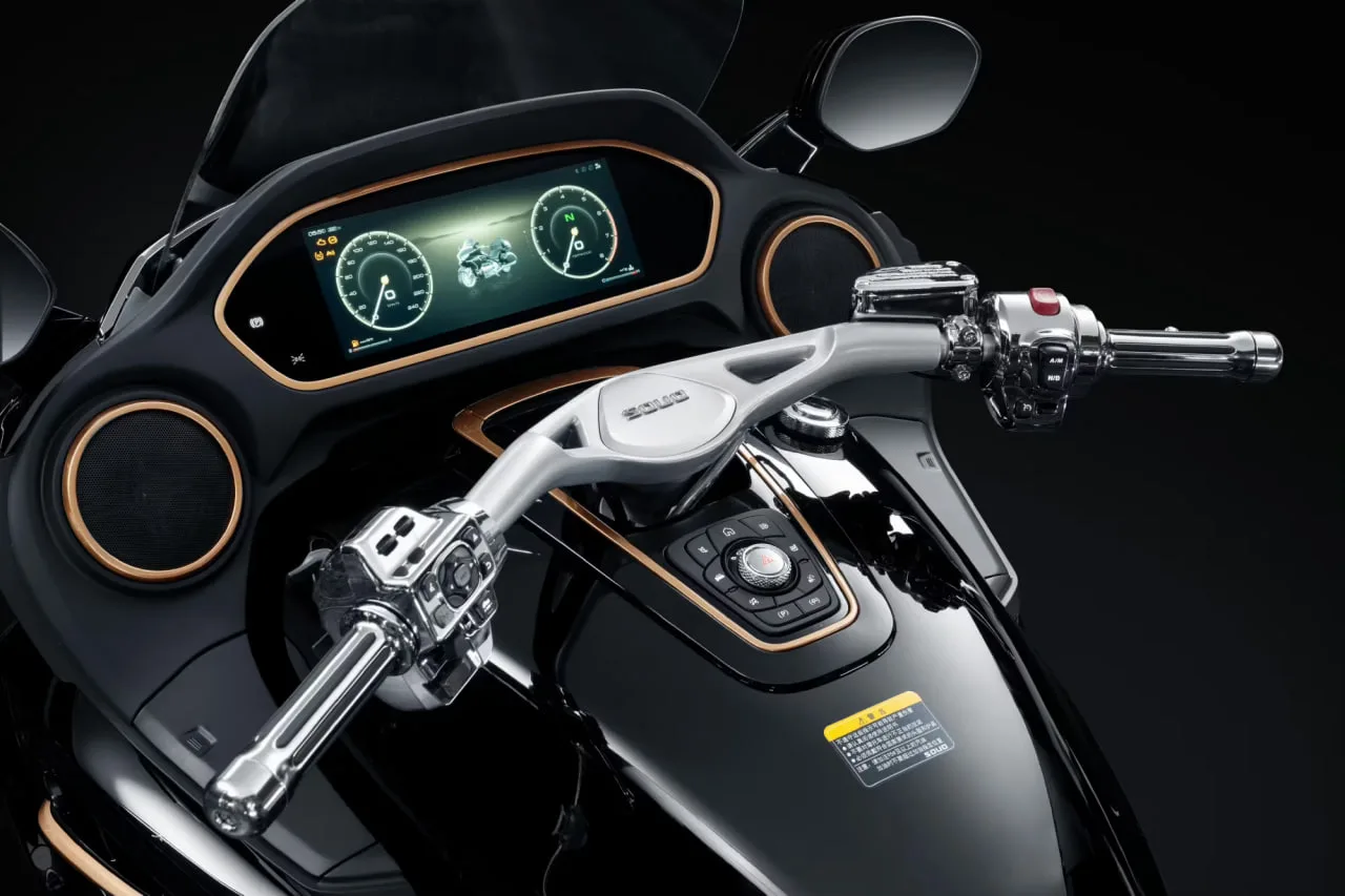 На замену Honda Gold Wing Great Wall Souo — первый в мире мотоцикл с горизонтально-оппозитным 8-цили