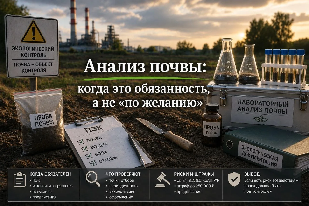 ⚠️ Анализ почвы: когда это обязанность, а не «по желанию»
