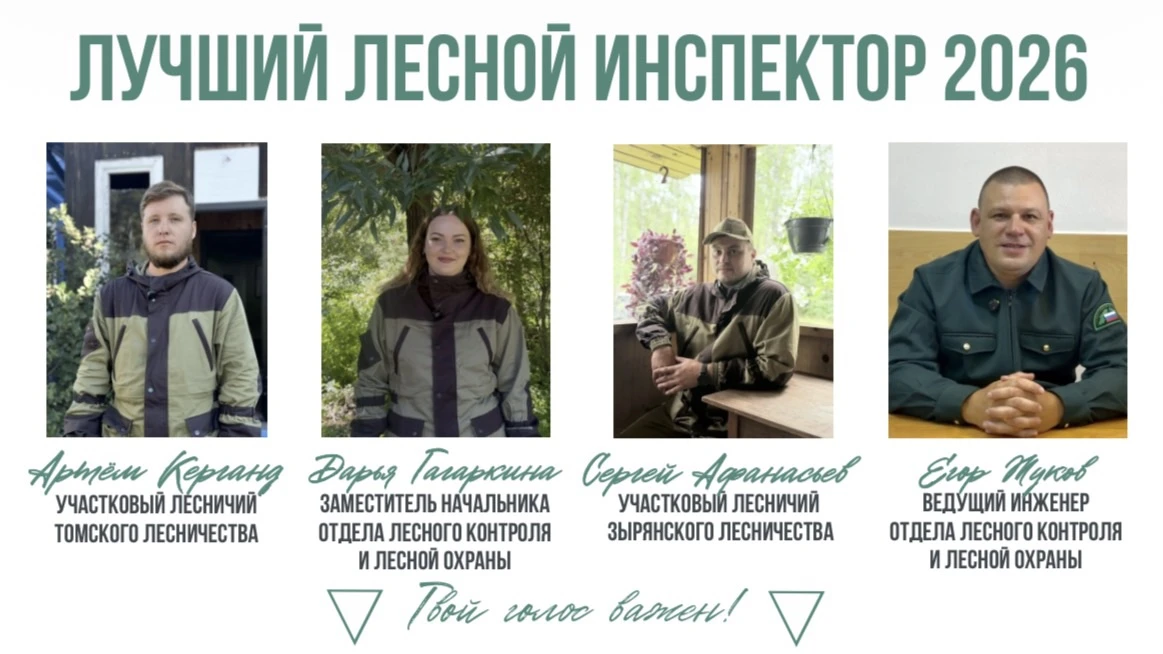Выбери лучшего лесного инспектора 2026!