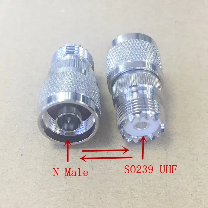 Переходник N Male на UHF SO239 Female и др.