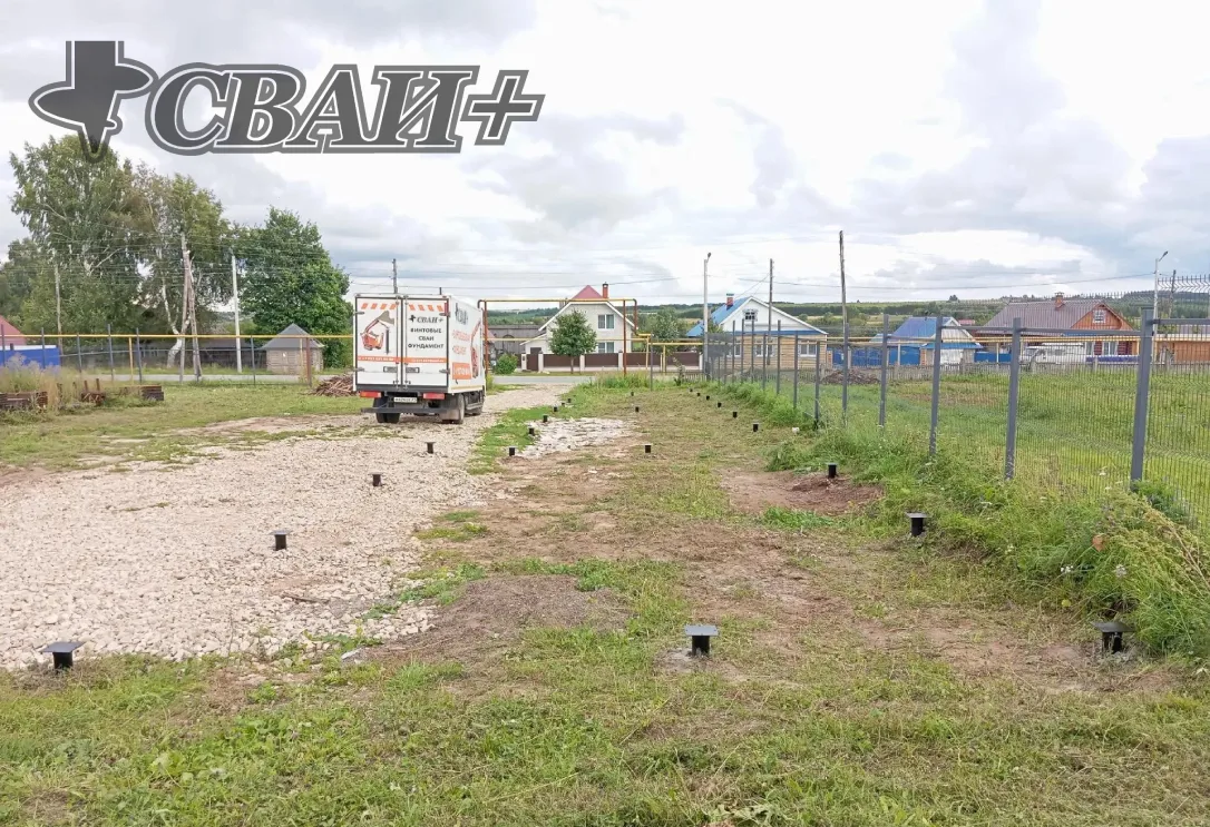 Фундамент на винтовых сваях под ангар 🔩