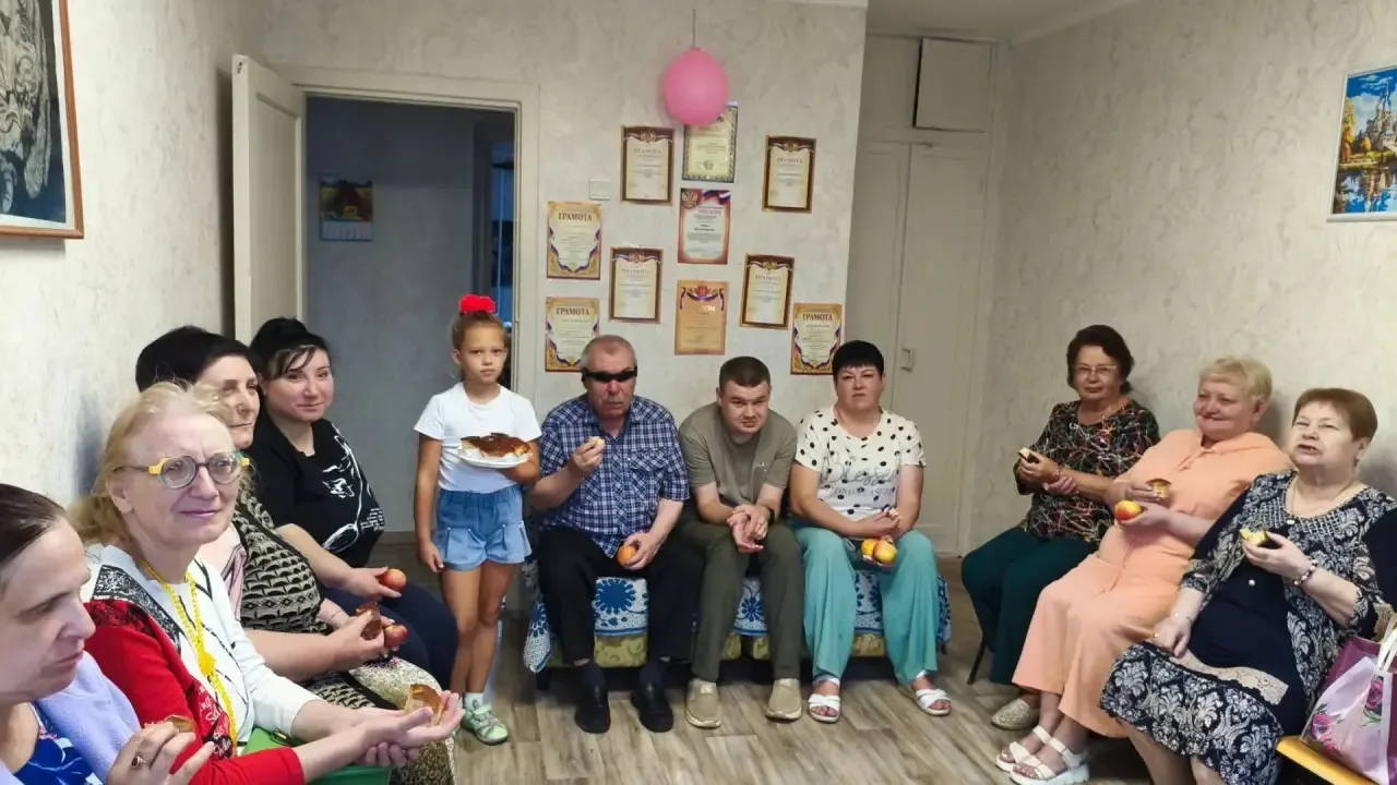 ✨В Болоховском отделении ВОС прошло теплое семейное мероприятие "Яблочный банкет"🍎