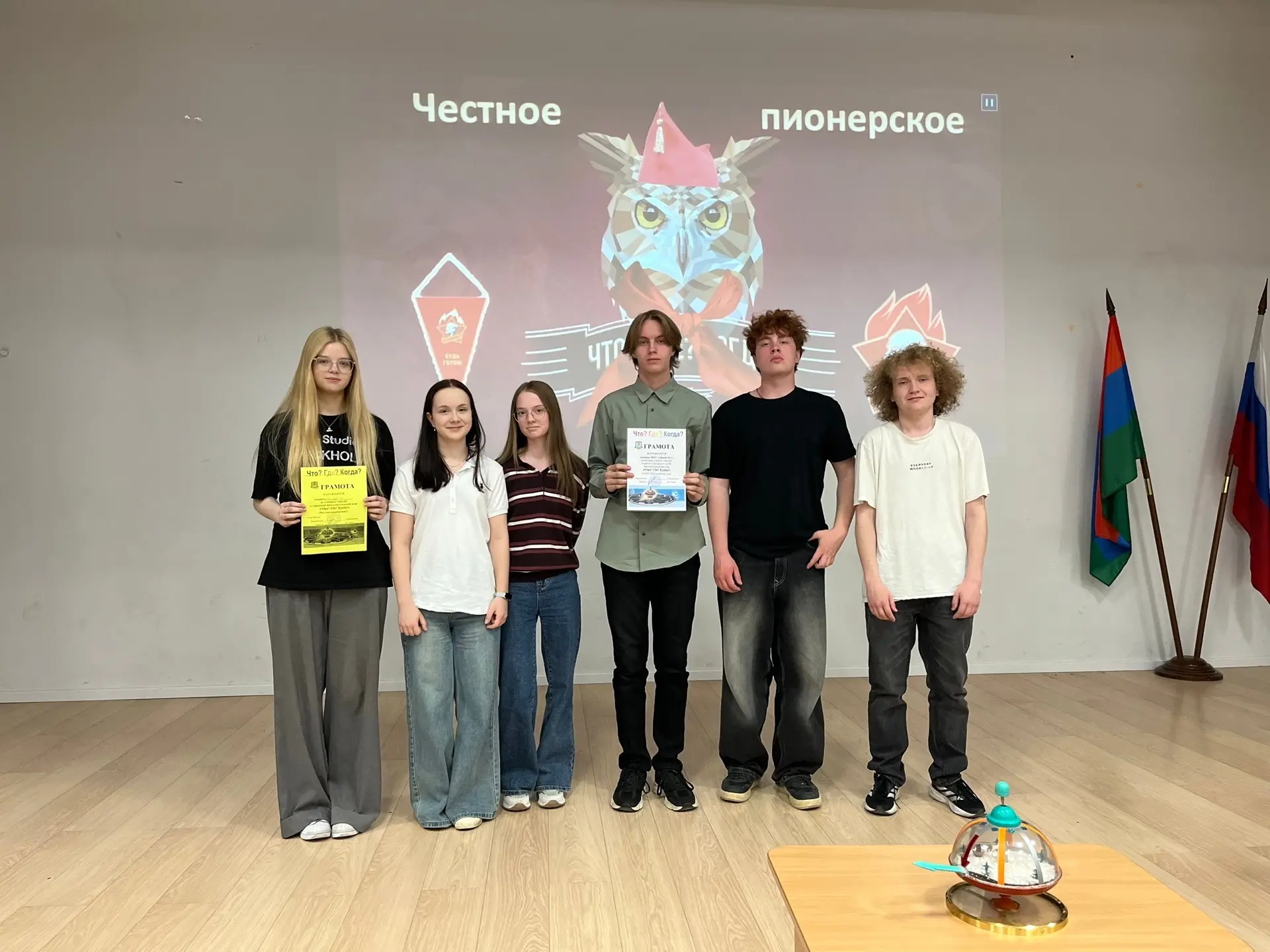 🏆 Финальная городская игра «Что? Где? Когда?».  19 мая в школе №46 прошла долгожданная финальная гор