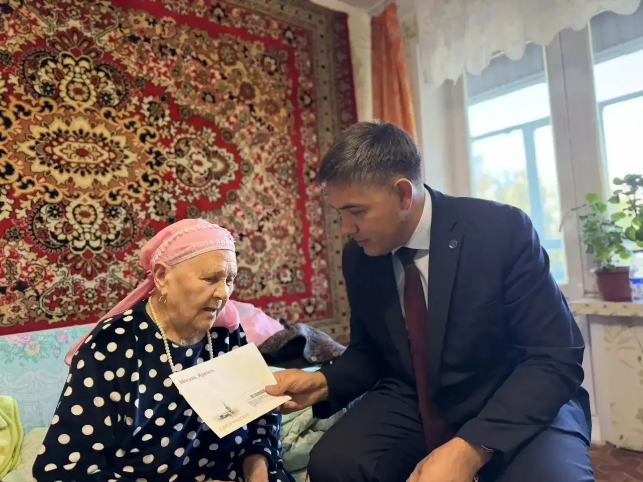 Сегодня свой 97-й день рождения отмечает Рахимова Минзаря Хабутдиновна — ветеран Велико...
