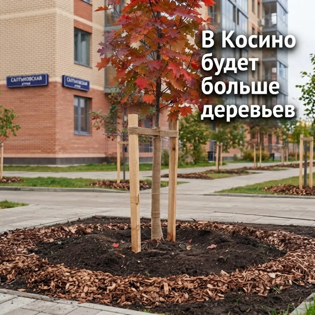 В Косино запланировали озеленение территории.