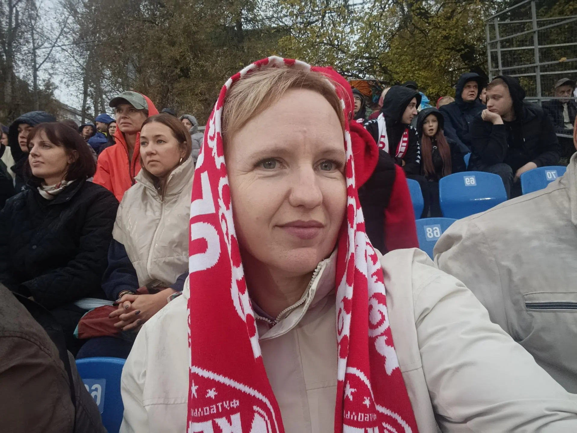 Сходили на футбол. Наши проиграли 0:2. Но все равно наши ребята молодцы 😍