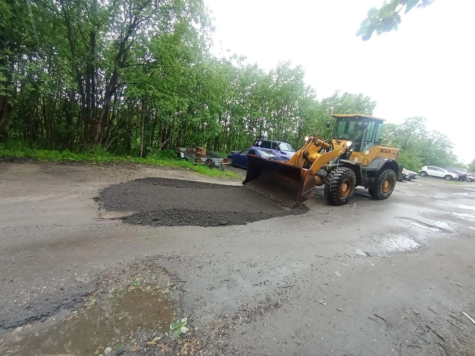 🚜Избавляемся от ям и неровностей.

Понятно, что решение временное, но рабочее.