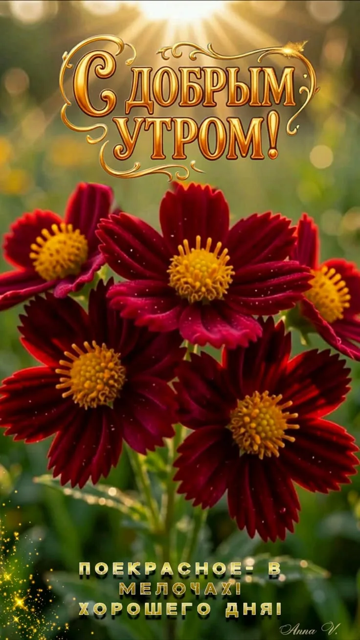 🌞🎉 Чудесного утра! Везения и хорошего настроения!