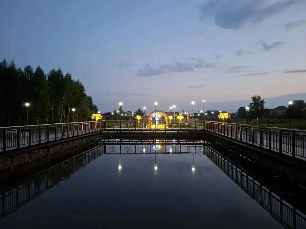 В поселке Борисоглебском завершено благоустройство парка на улице Солнечной🌸