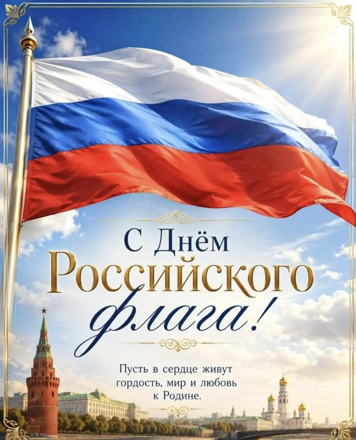 Рәсәй флагы көнө менән!
