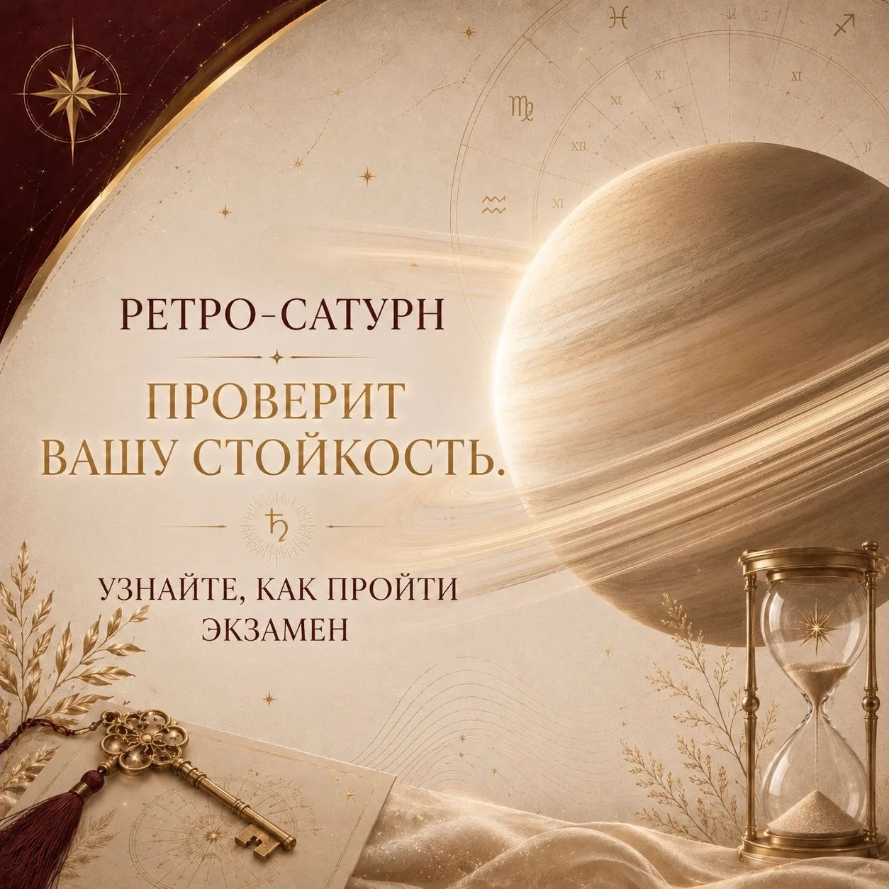 🪐Сатурн уходит в ретро-движение - это не про хаос, а про ревизию. Про то, чтобы остановиться и спро