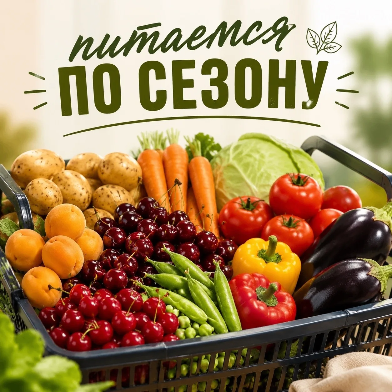 #НашеПитание  🍑Что стоит добавить в рацион в июле?