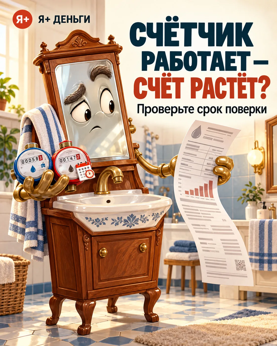 Счётчик работает — а счёт за воду растёт?