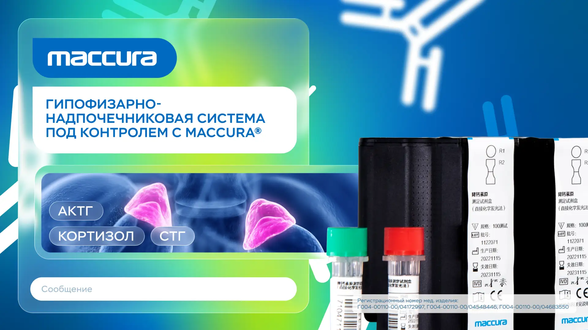 🆕 Новые маркеры состояния надпочечников и гипофиза: расширение панели Maccura