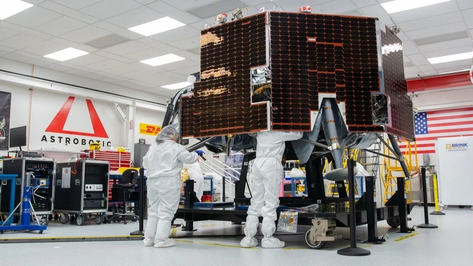 Astrobotic показала Griffin — посадочный модуль, который полетит на Луну в конце 2026 года. Он везёт