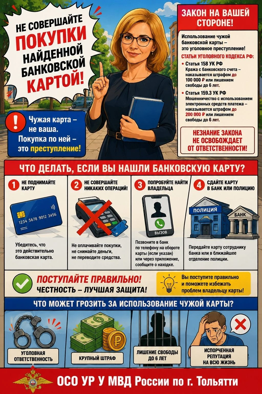 ❗У МВД России по г. Тольятти предупреждает!
